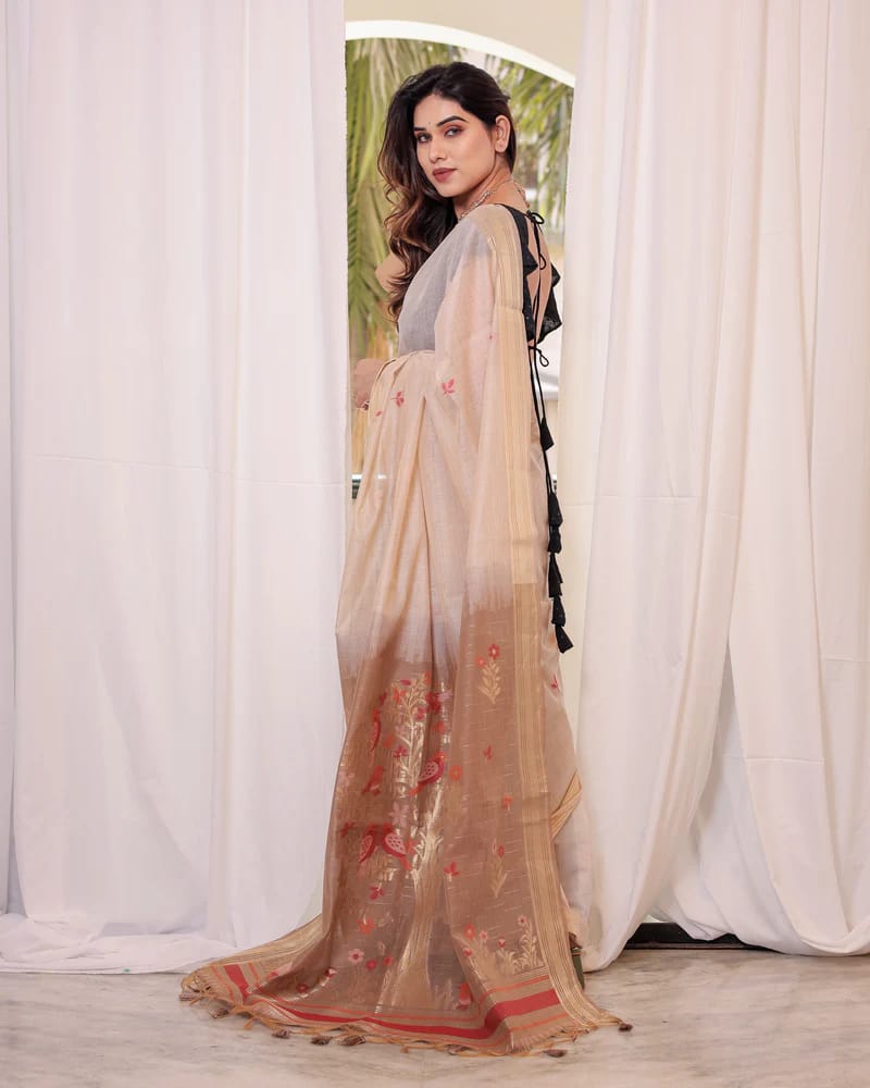 VAMIKA MUGA COTTON SAREE