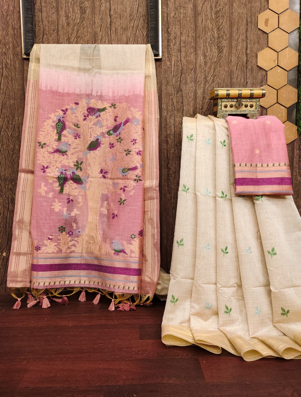 VAMIKA MUGA COTTON SAREE