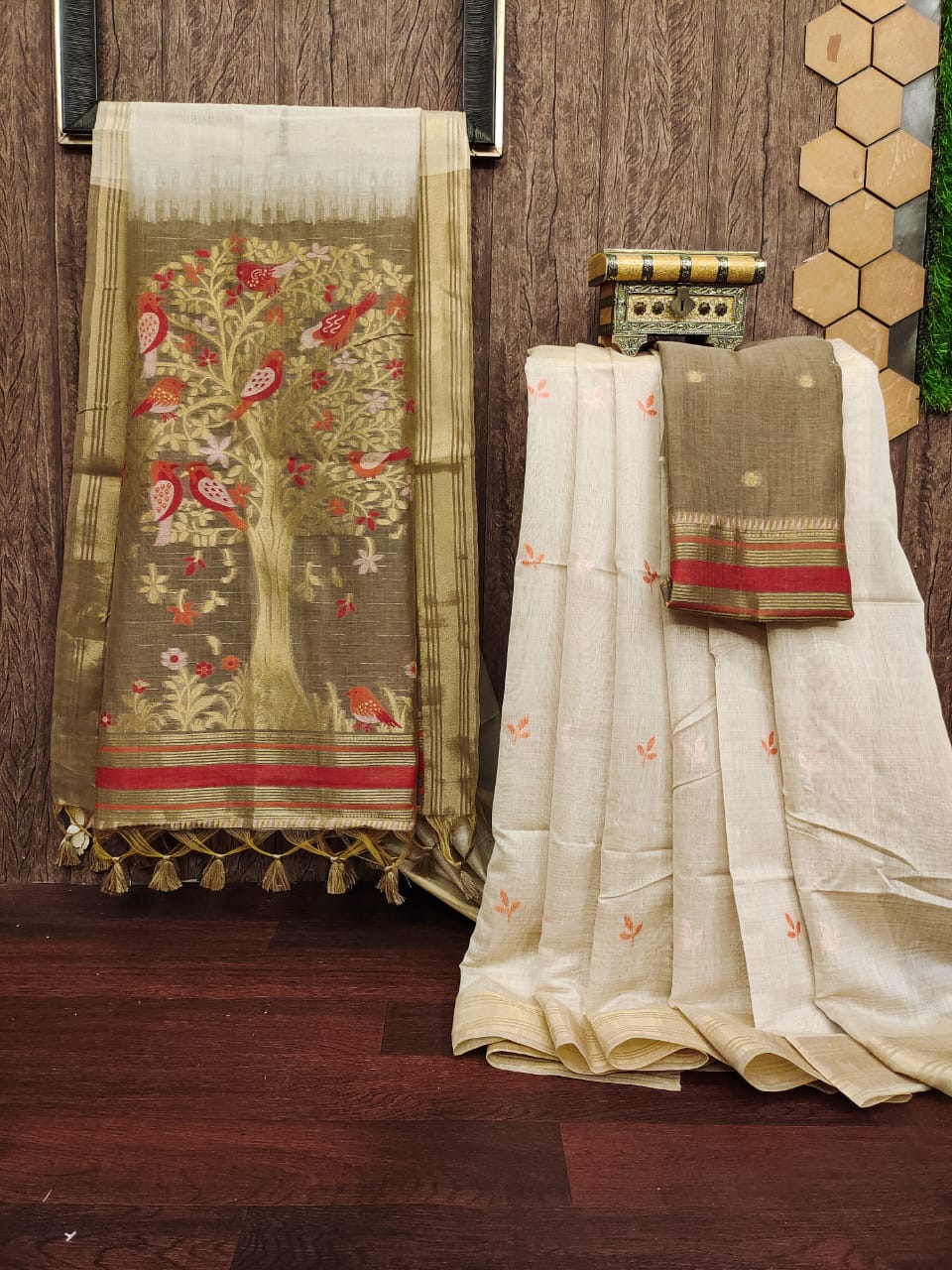 VAMIKA MUGA COTTON SAREE