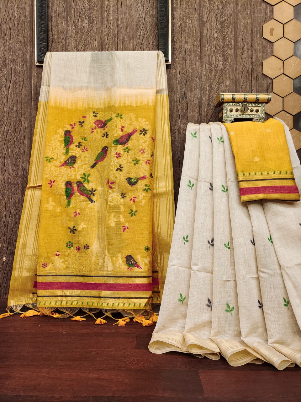 VAMIKA MUGA COTTON SAREE