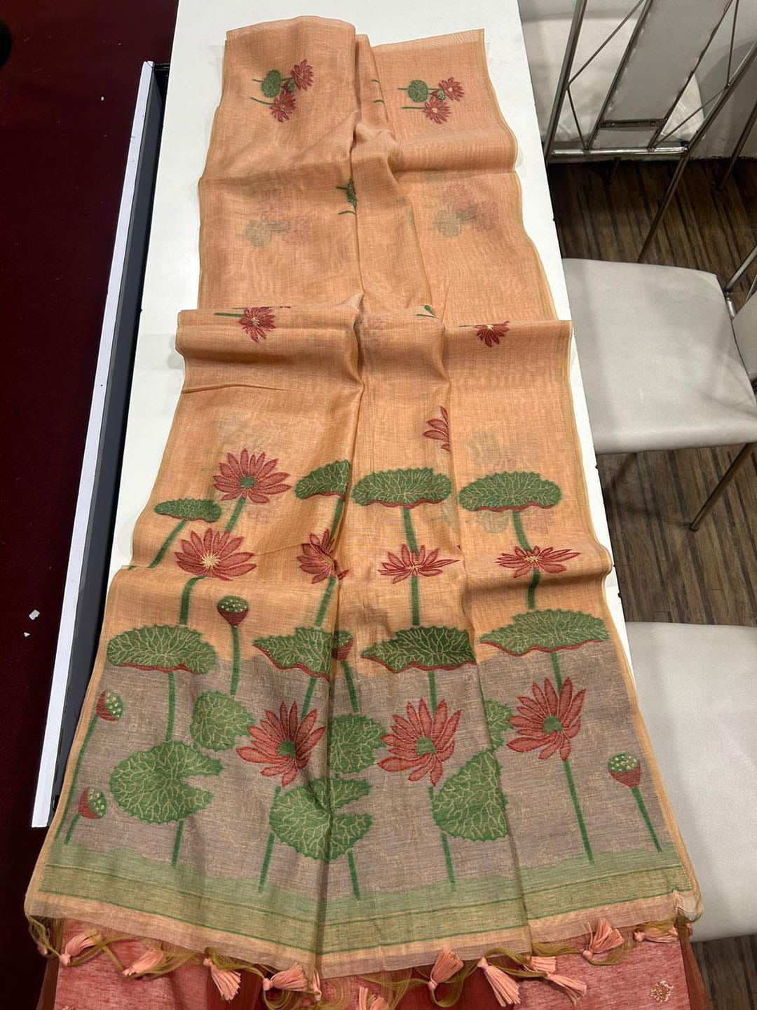 VAMIKA MUGA COTTON SAREE