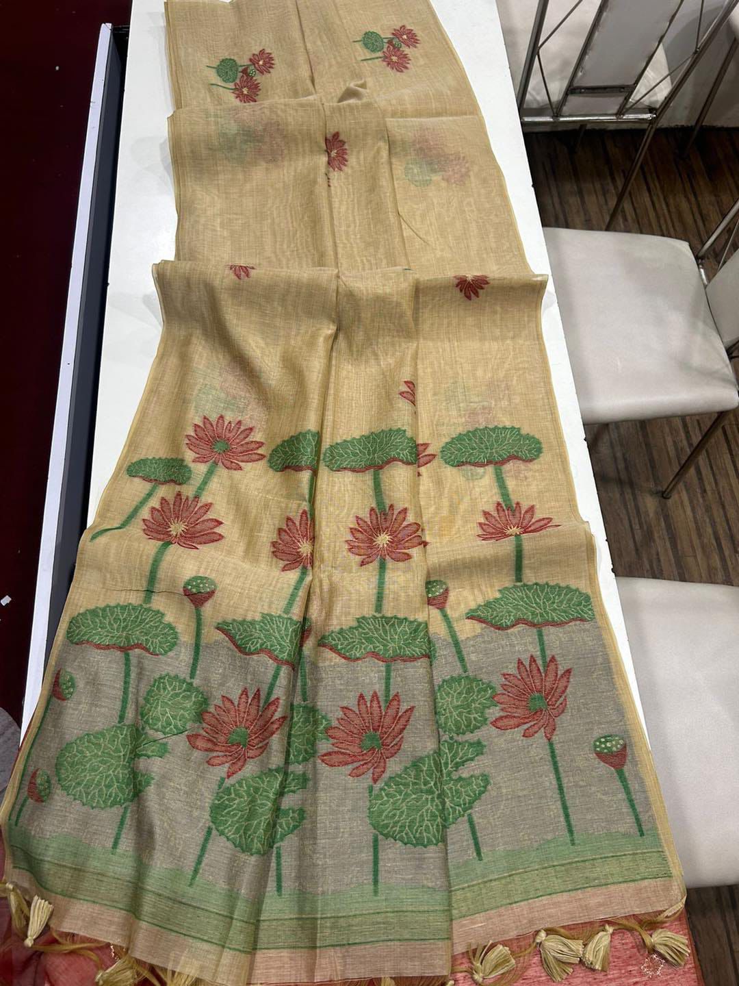 VAMIKA MUGA COTTON SAREE