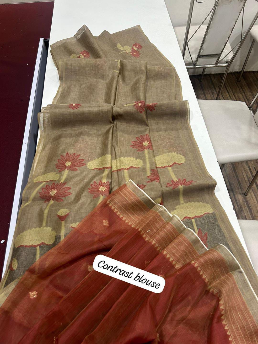 VAMIKA MUGA COTTON SAREE