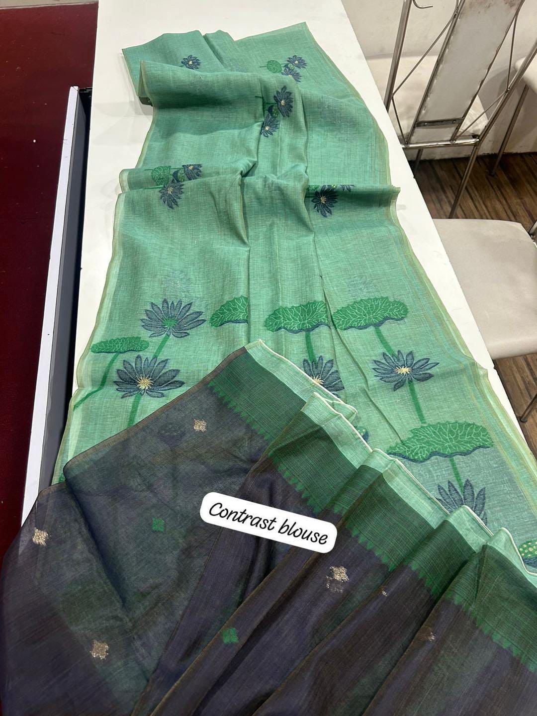 VAMIKA MUGA COTTON SAREE