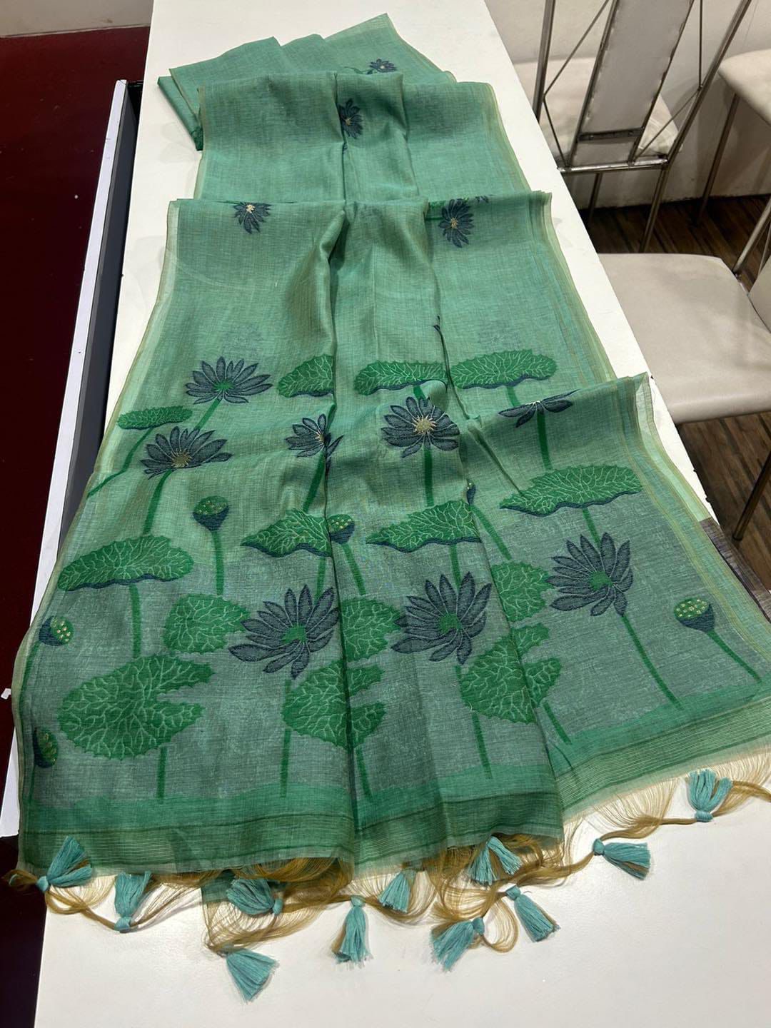 VAMIKA MUGA COTTON SAREE