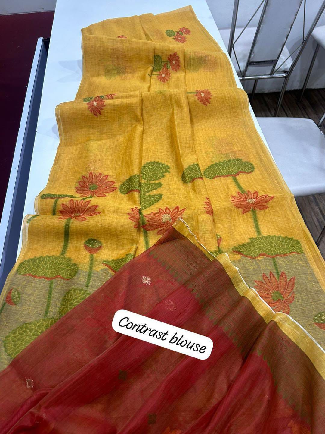 VAMIKA MUGA COTTON SAREE
