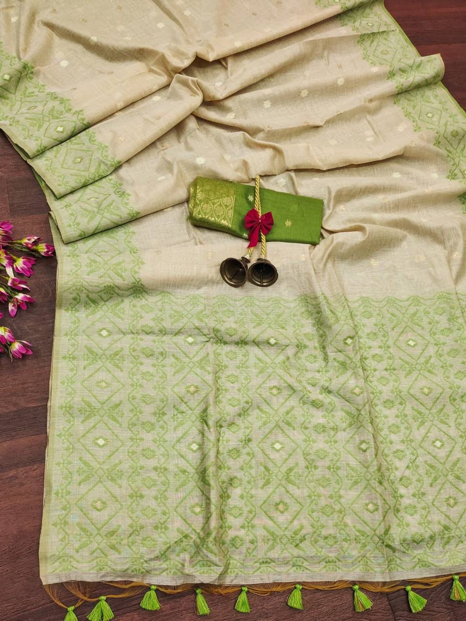VAMIKA MUGA COTTON SAREE