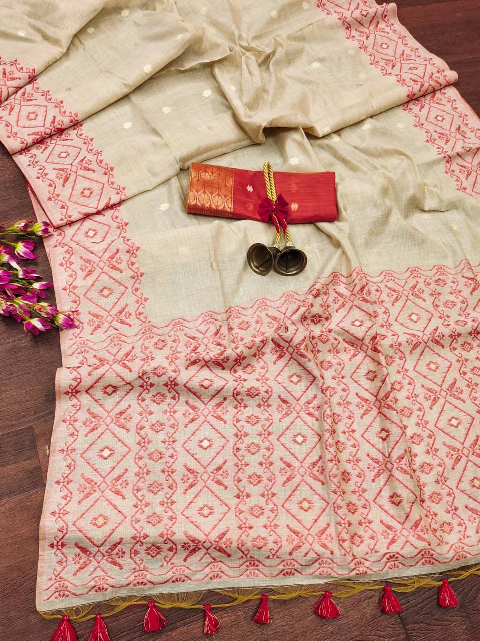 VAMIKA MUGA COTTON SAREE