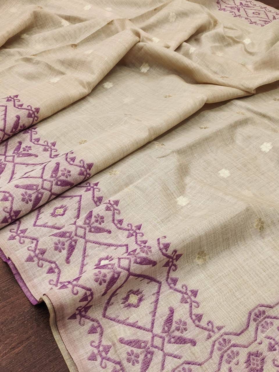 VAMIKA MUGA COTTON SAREE