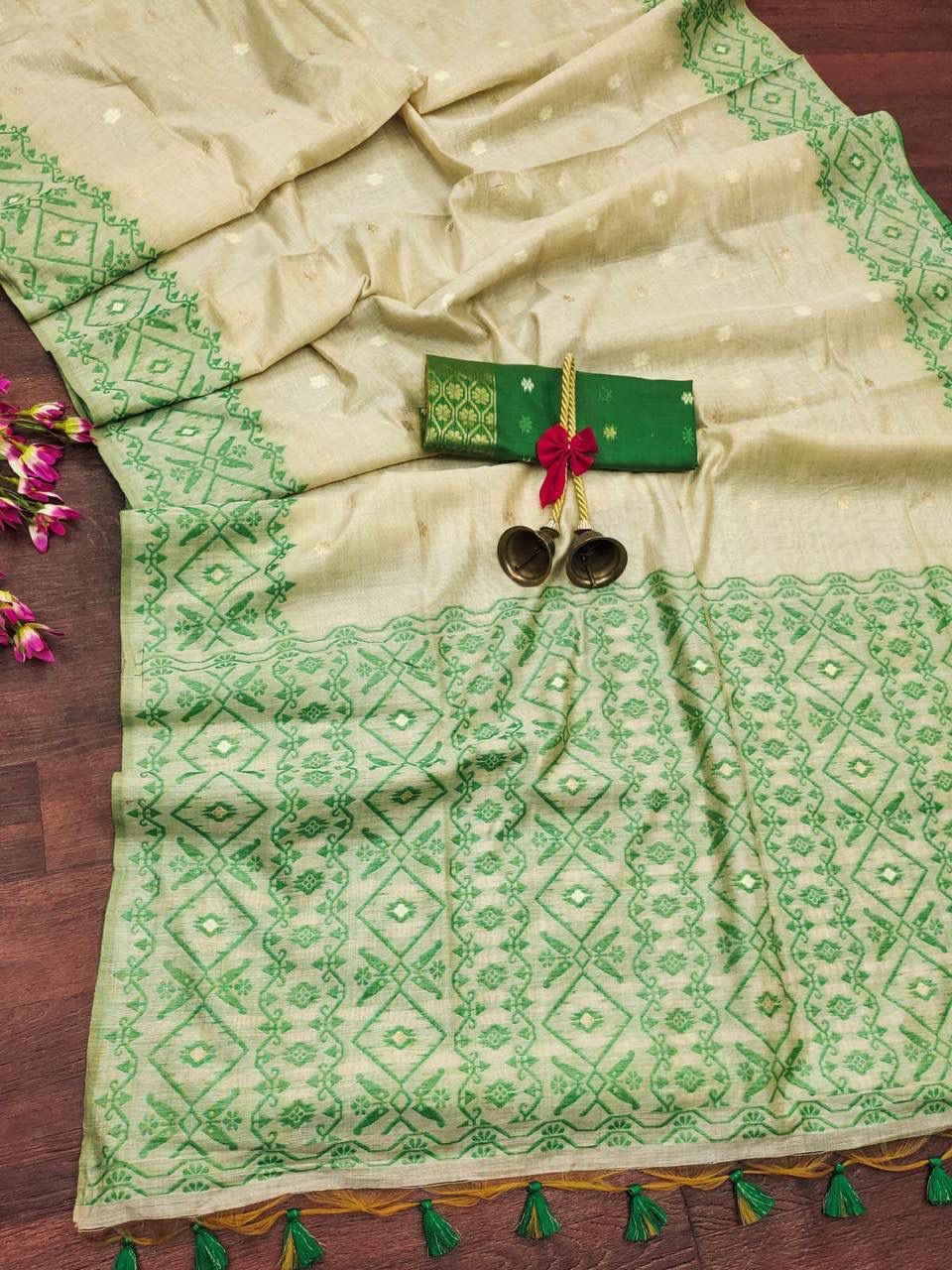 VAMIKA MUGA COTTON SAREE