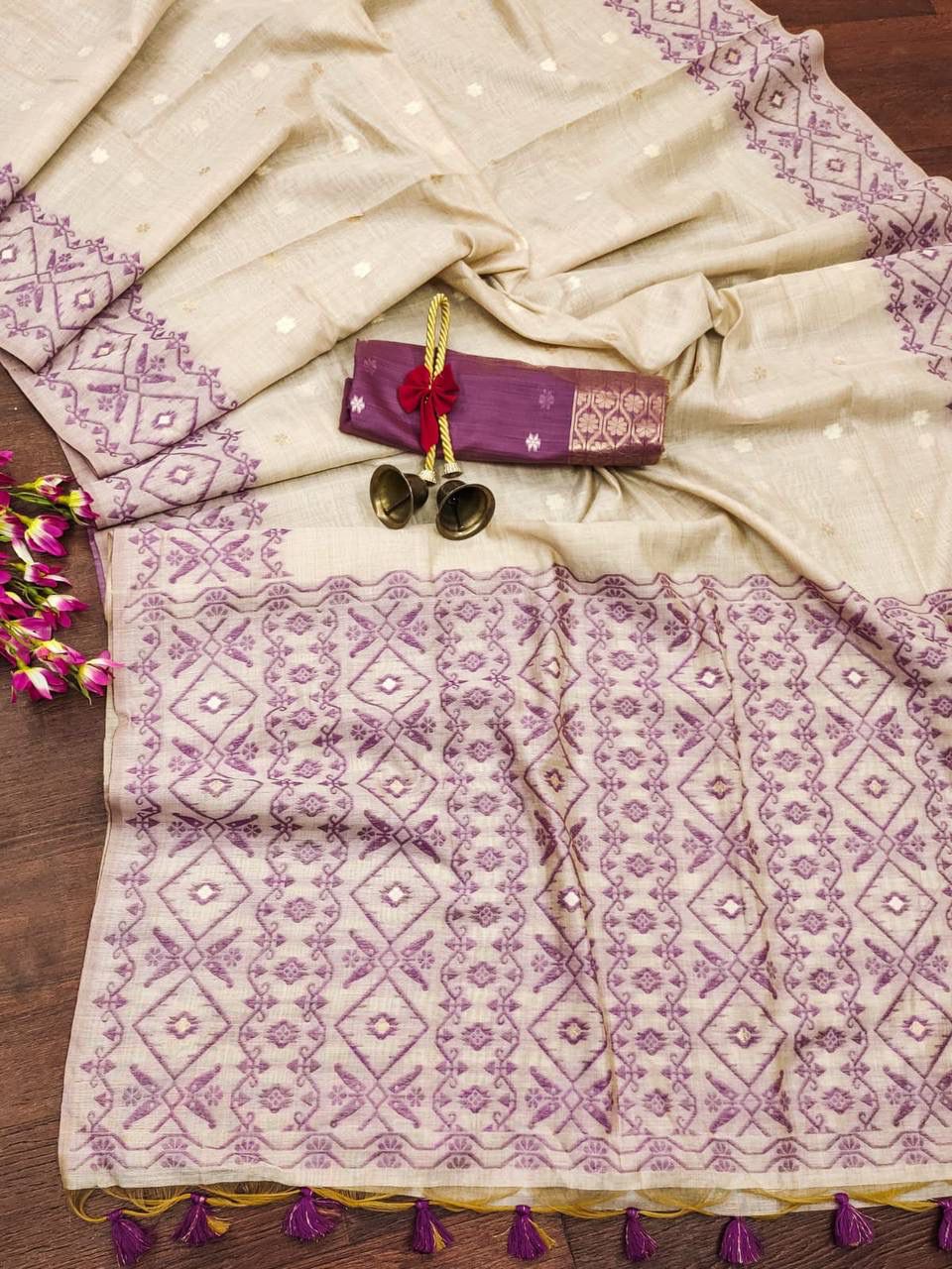 VAMIKA MUGA COTTON SAREE