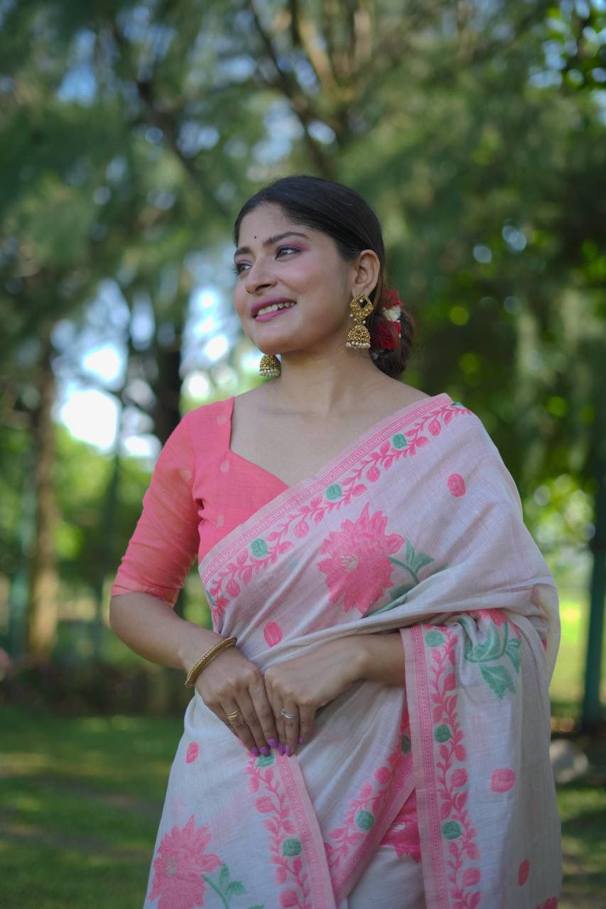 VAMIKA MUGA COTTON SAREE