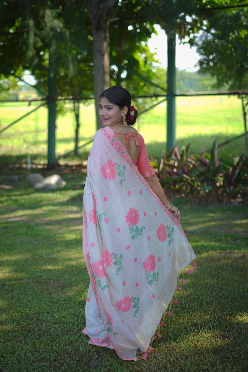 VAMIKA MUGA COTTON SAREE