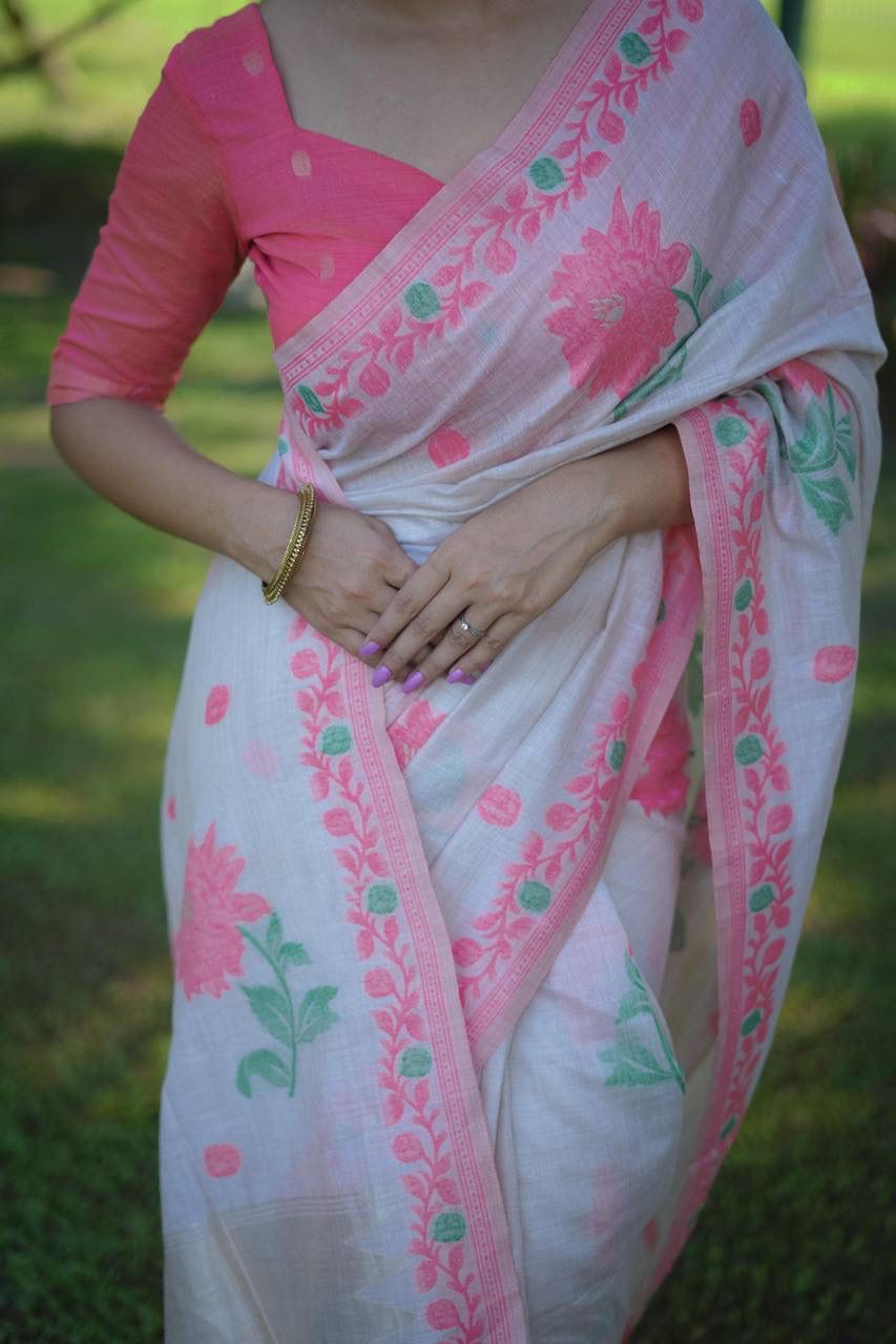 VAMIKA MUGA COTTON SAREE