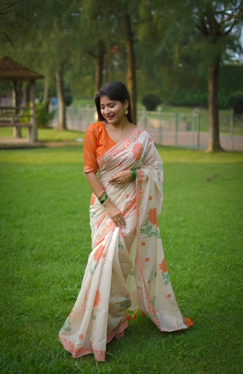 VAMIKA MUGA COTTON SAREE