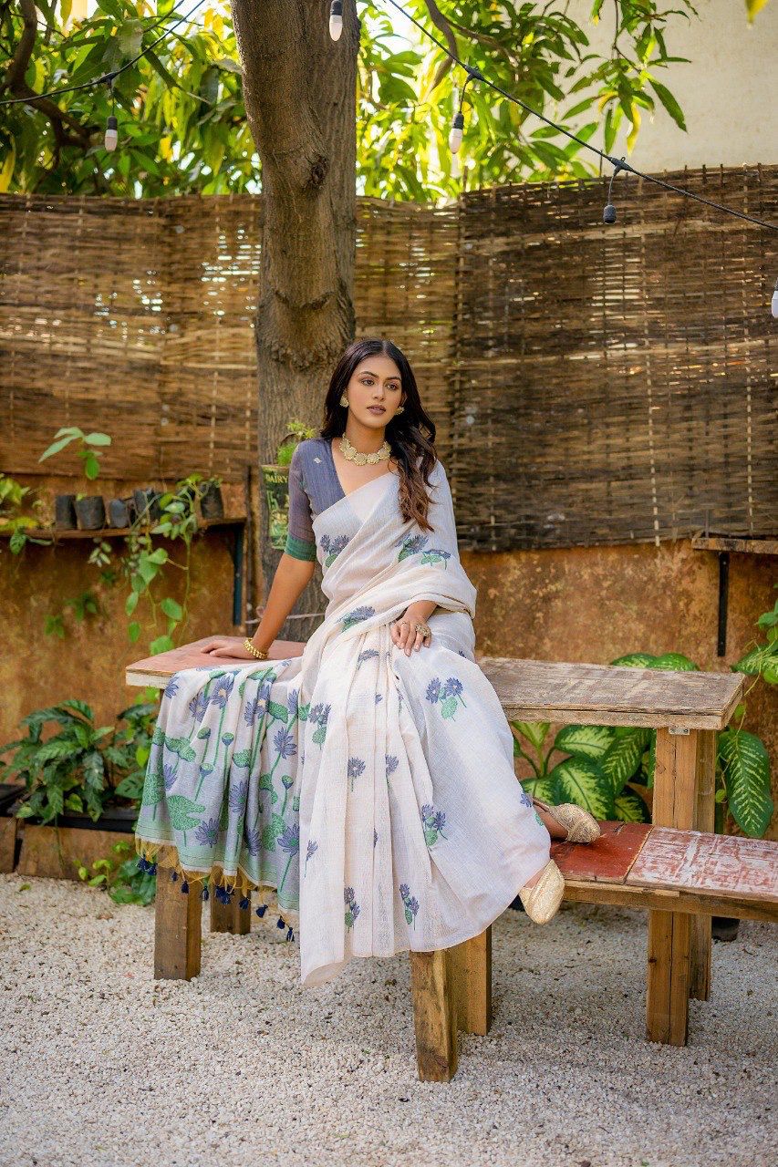 VAMIKA MUGA COTTON SAREE