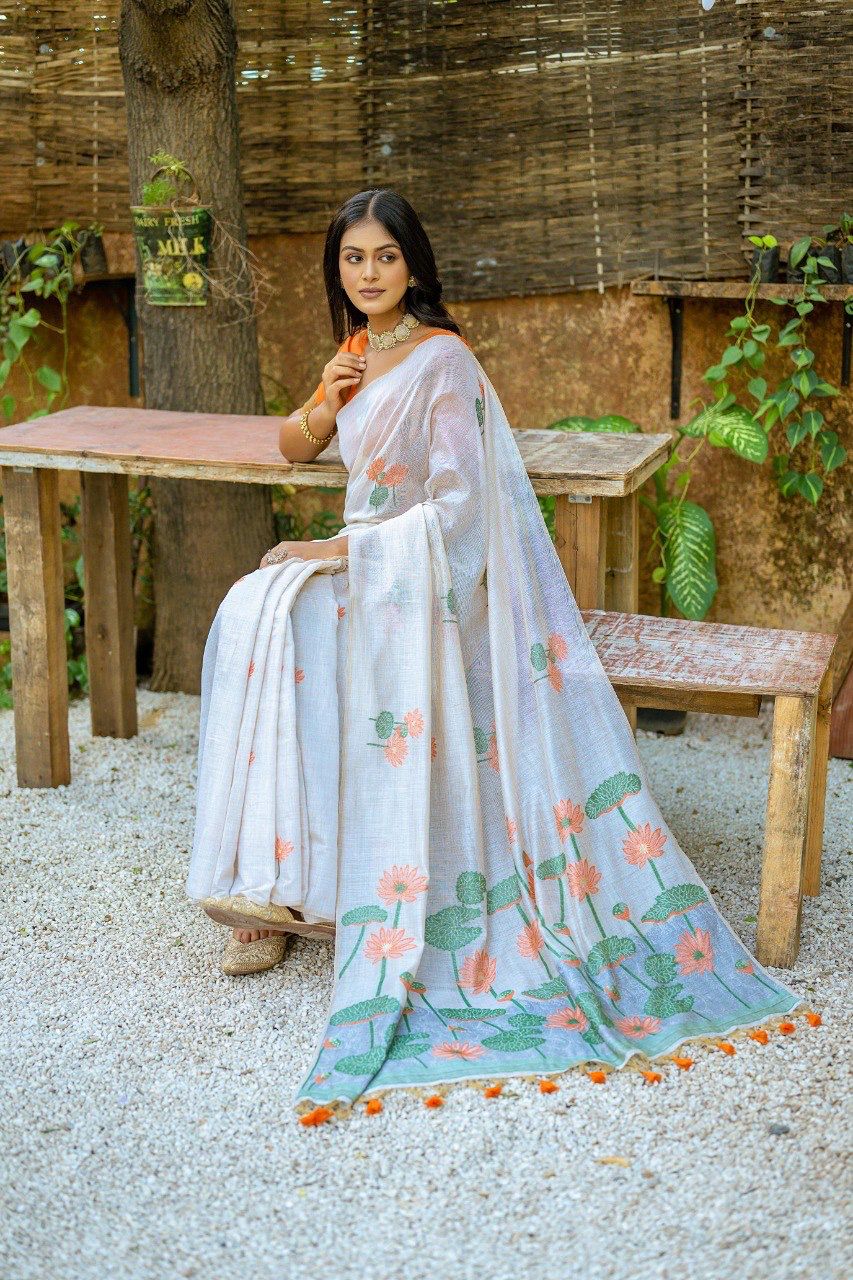 VAMIKA MUGA COTTON SAREE