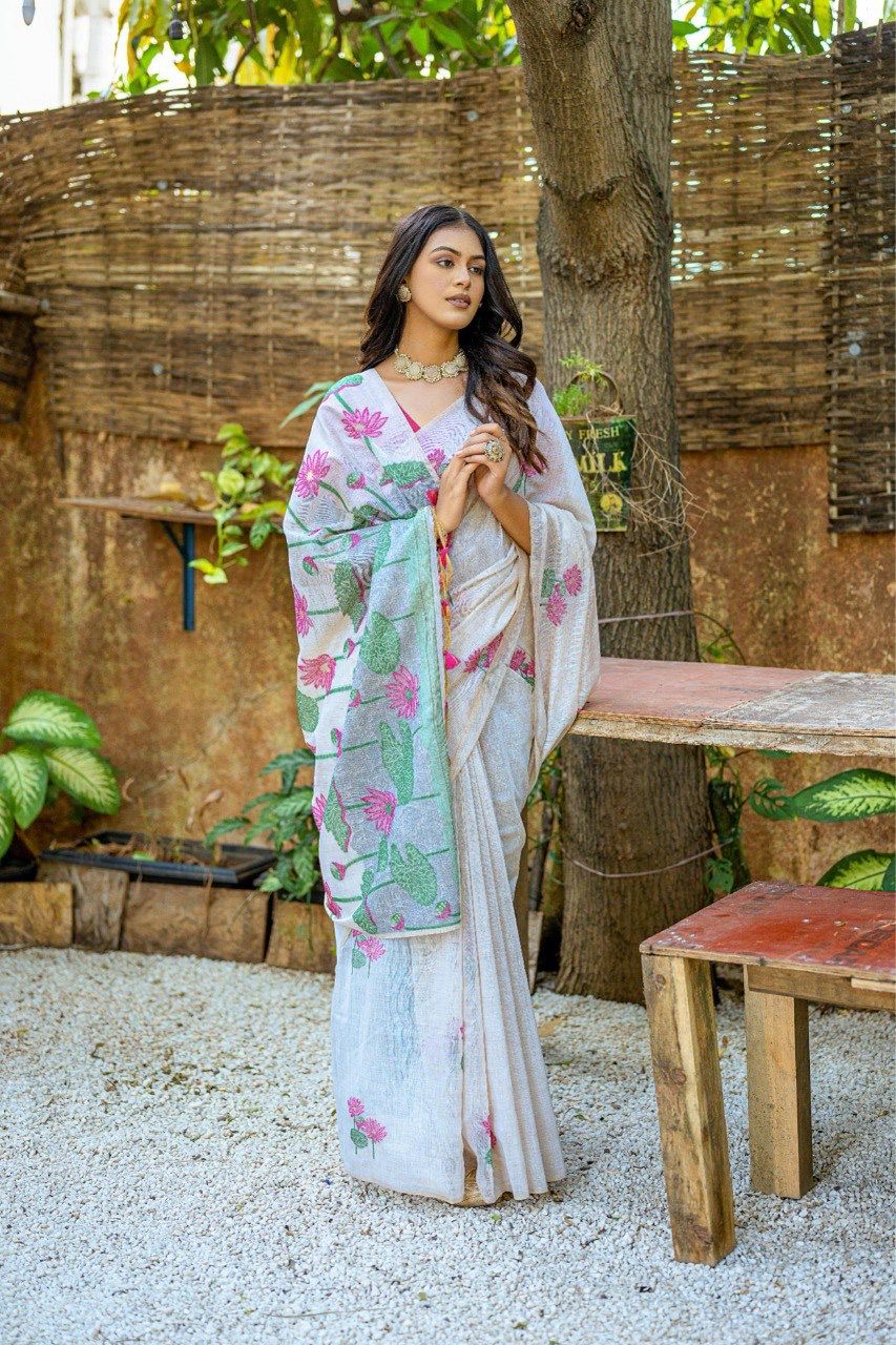 VAMIKA MUGA COTTON SAREE