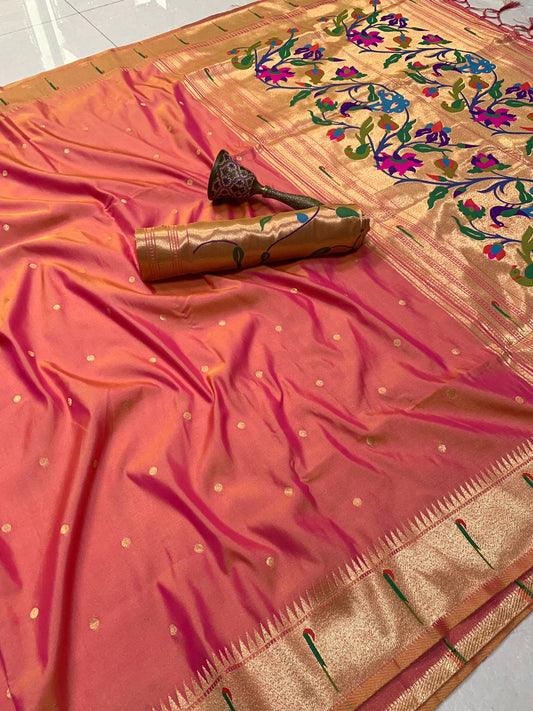 Tanisha Gold Zari Paithani