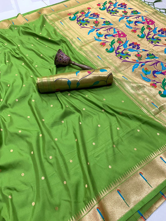 Tanisha Gold Zari Paithani