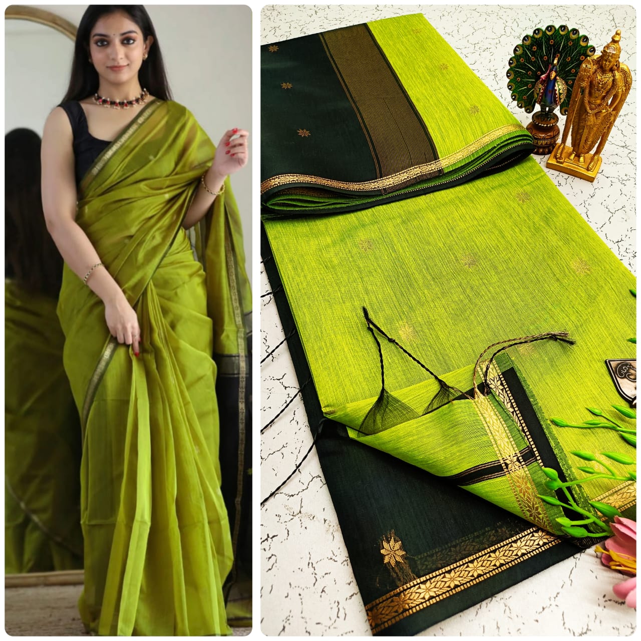 MAHESHWARI SILK COTTON SAREE