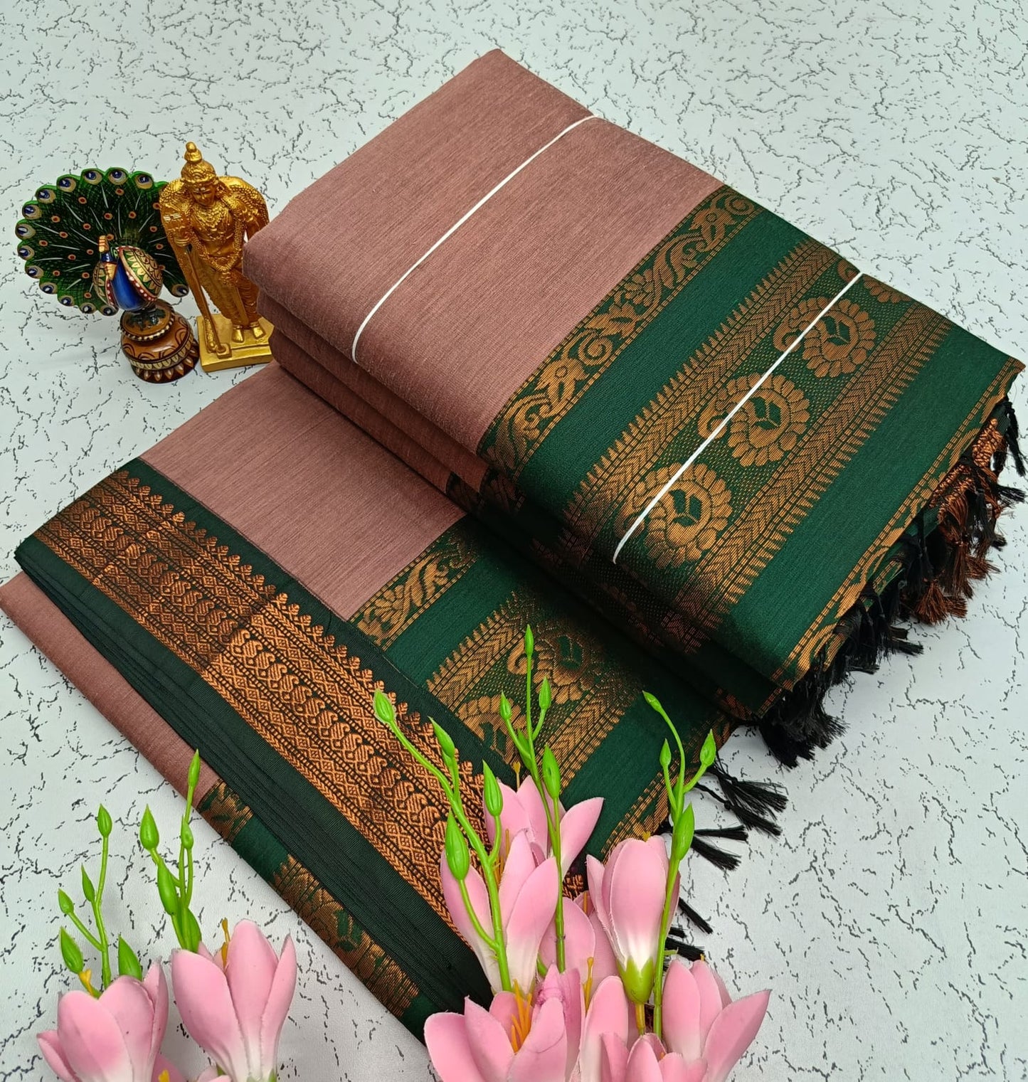 GADWAL COTTON SAREE 🦚
