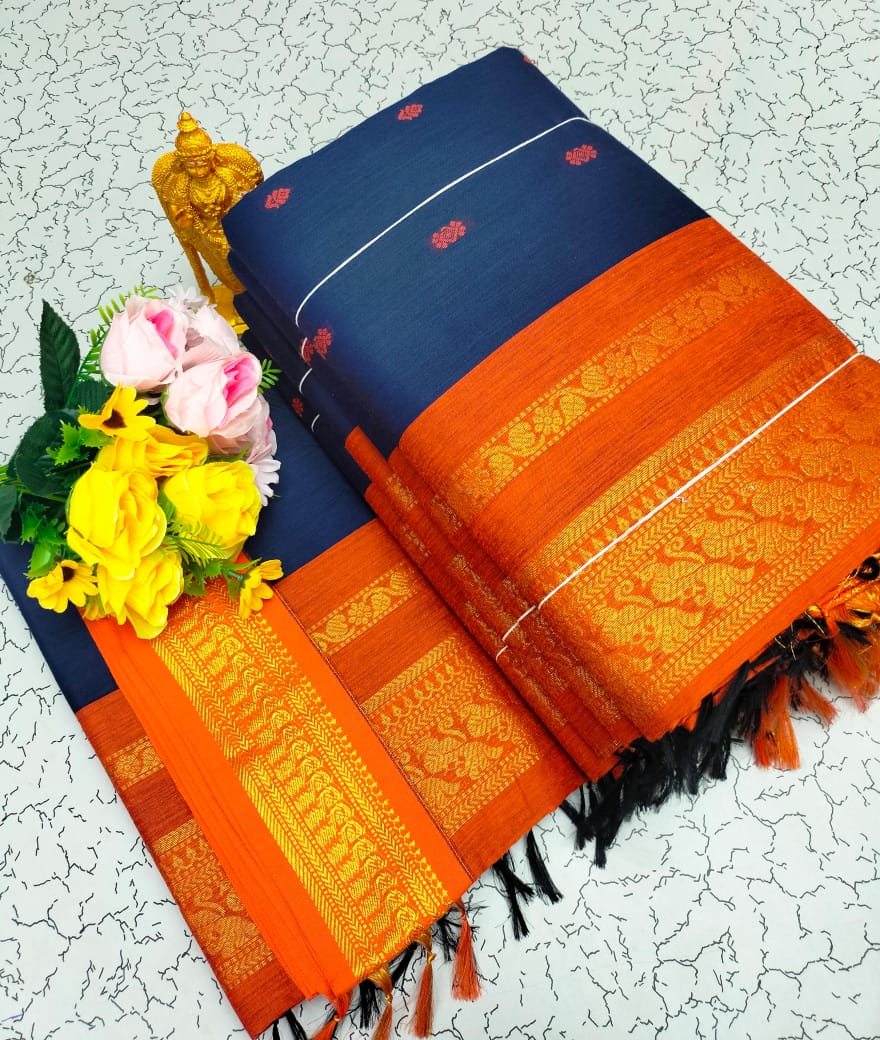 GADWAL COTTON SAREE 🦚