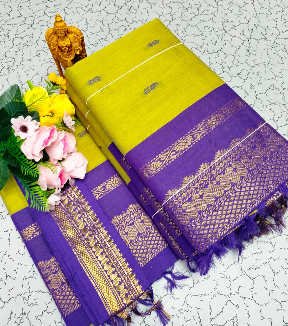 GADWAL COTTON SAREE 🦚
