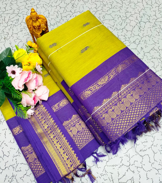 GADWAL COTTON SAREE 🦚