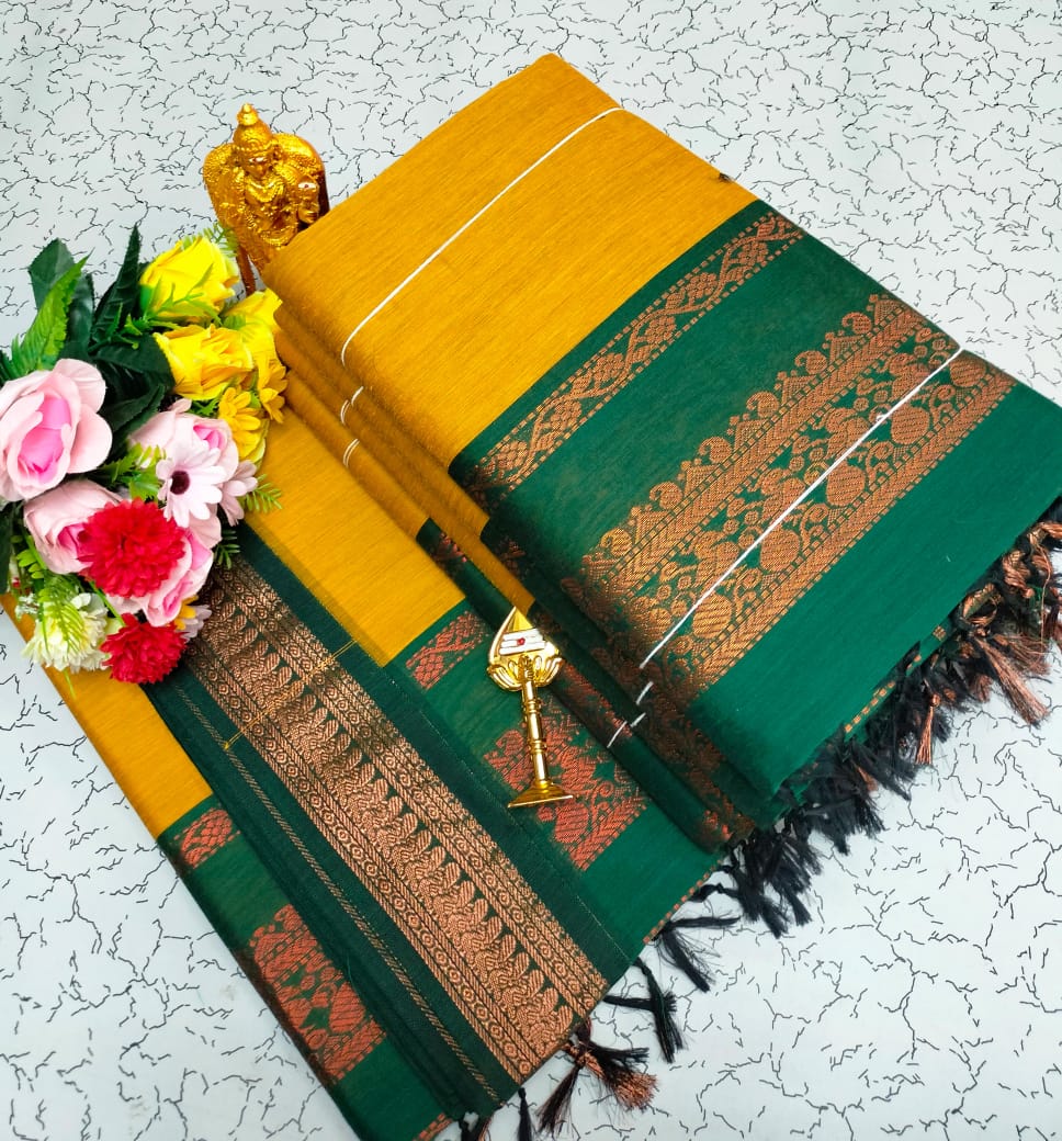 GADWAL COTTON SAREE 🦚