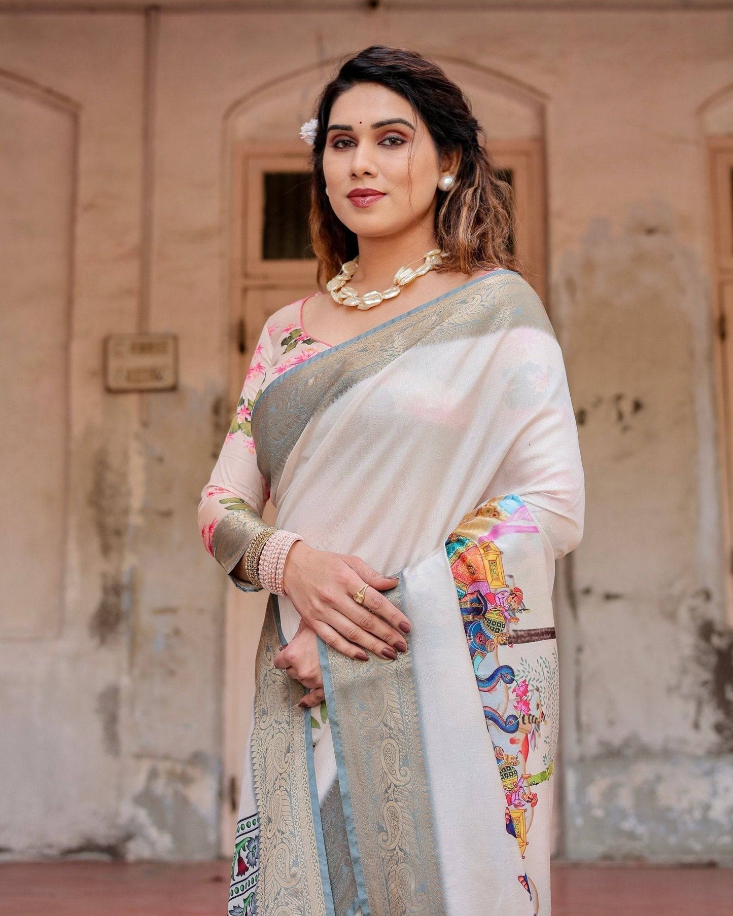 ARUNIMA TUSSAR SILK SAREE