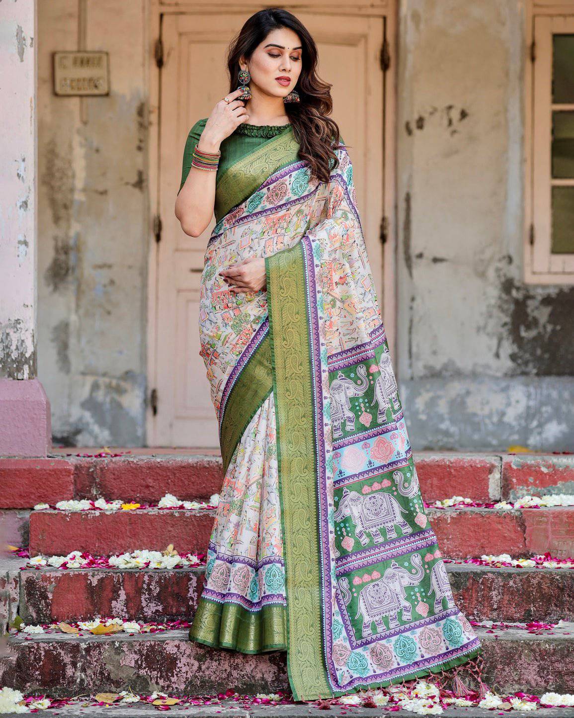 ARUNIMA TUSSAR SILK SAREE