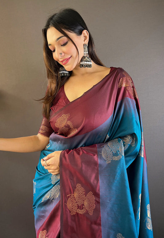 SAANJH SILK SAREE