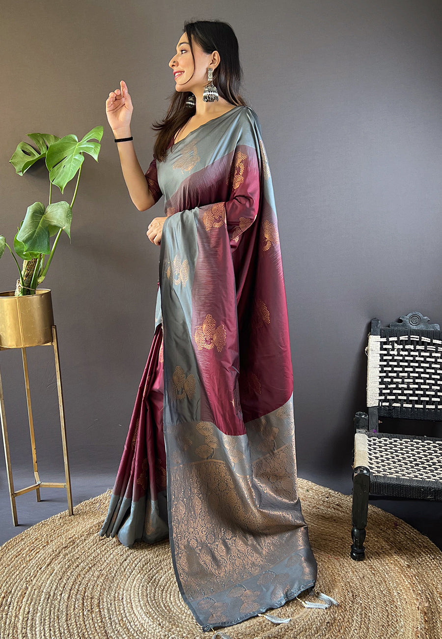 SAANJH SILK SAREE
