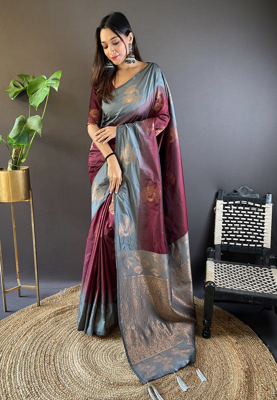 SAANJH SILK SAREE