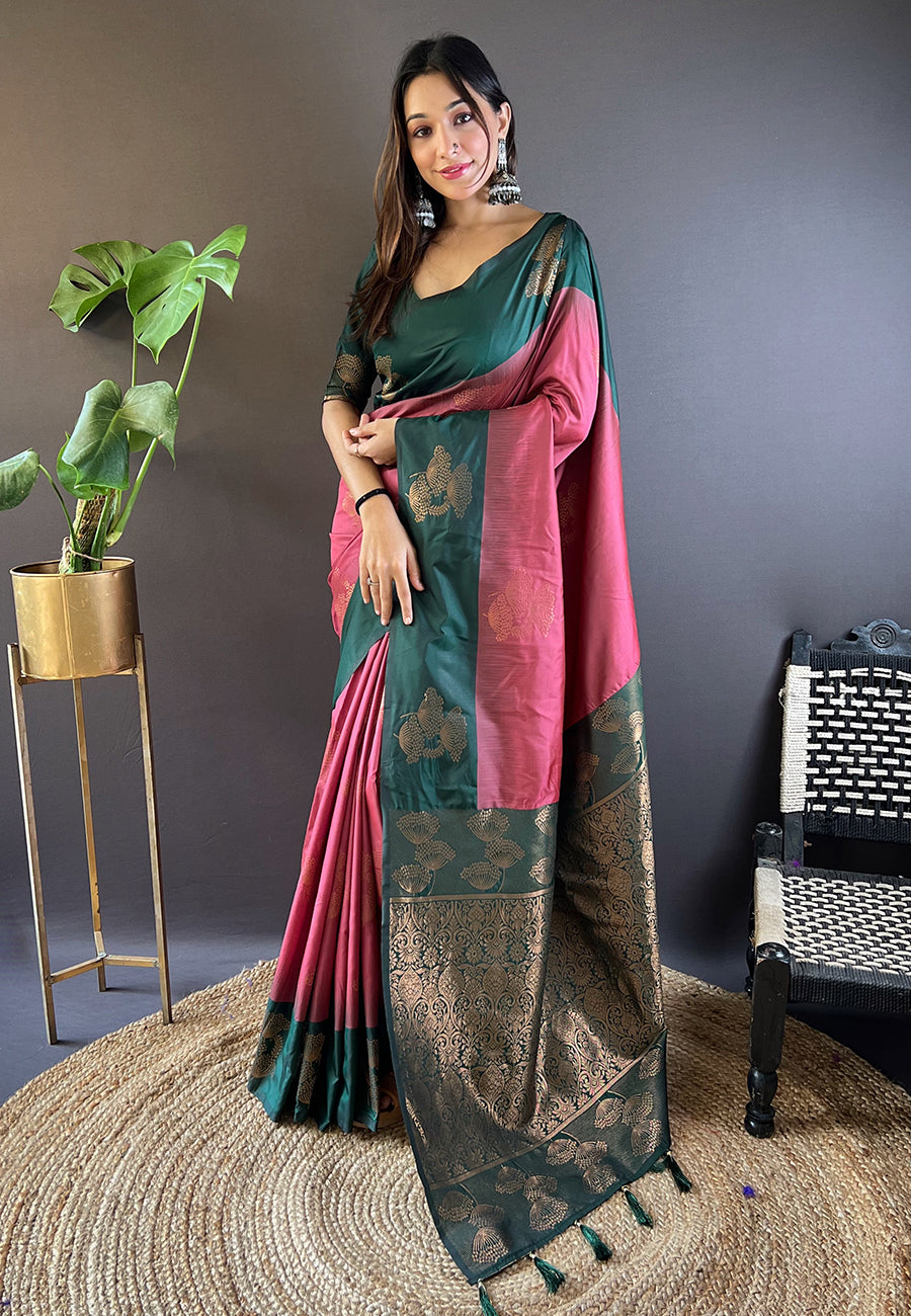 SAANJH SILK SAREE