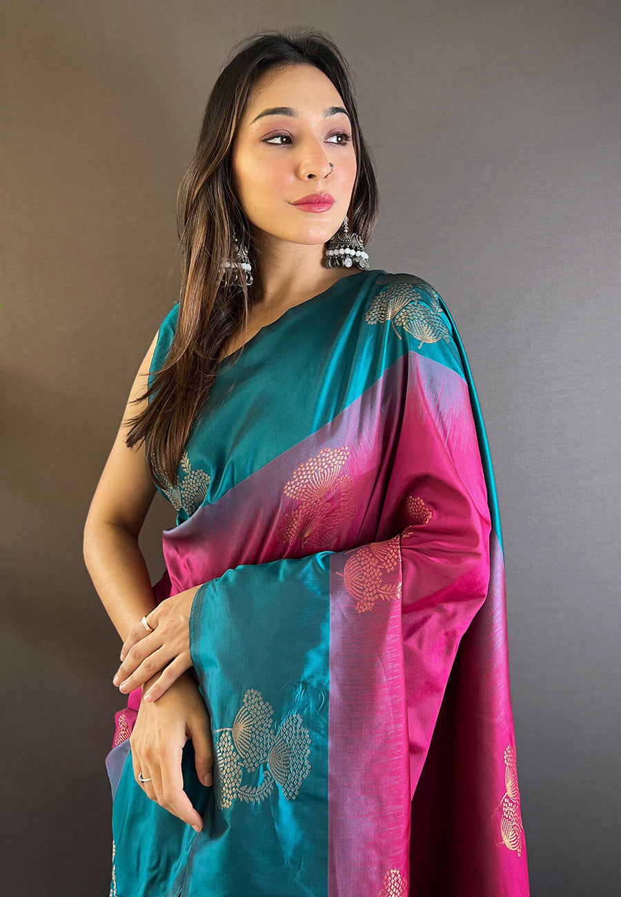 SAANJH SILK SAREE
