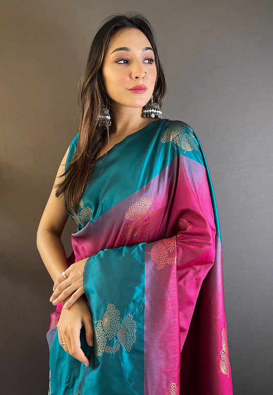 SAANJH SILK SAREE