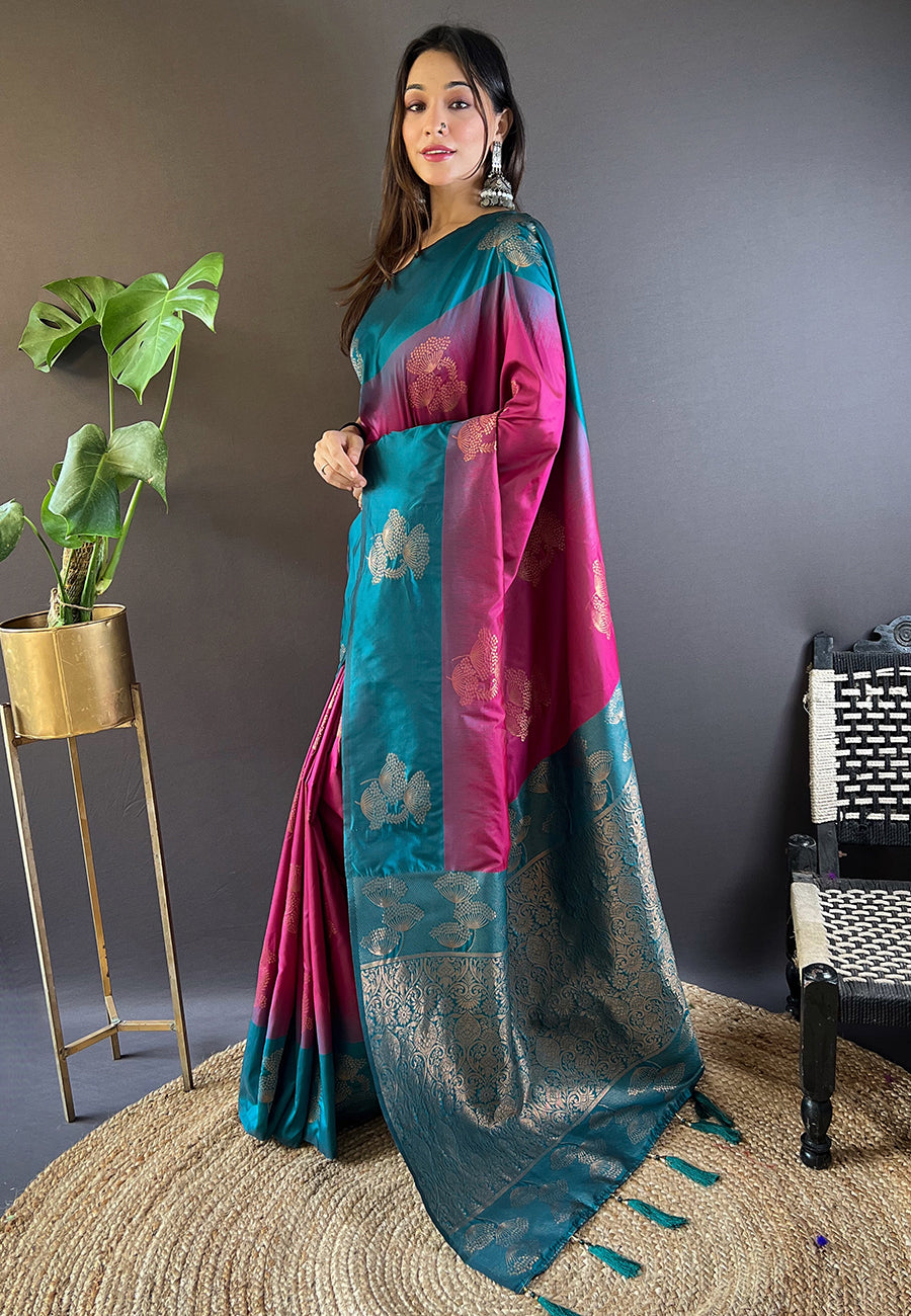 SAANJH SILK SAREE