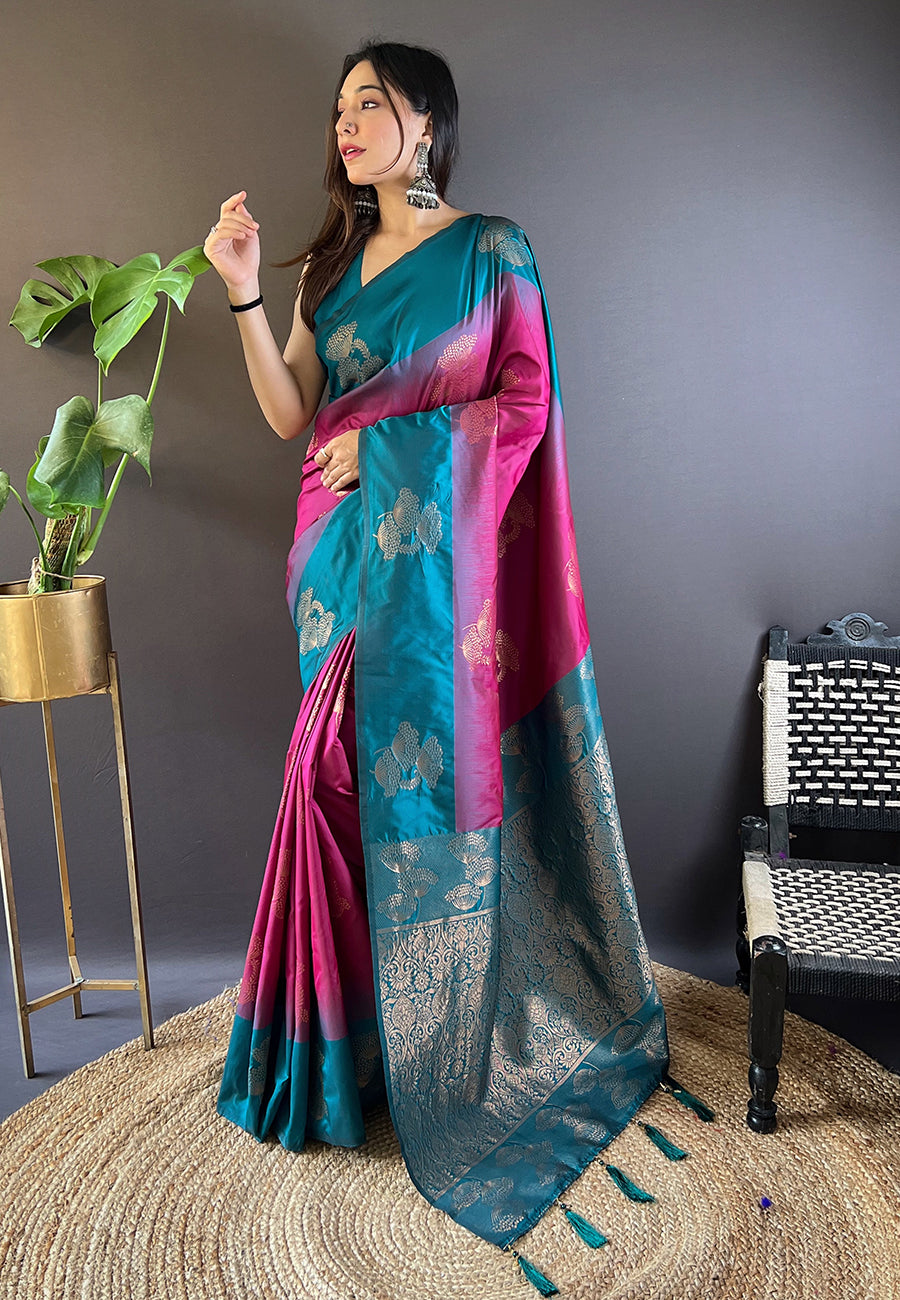SAANJH SILK SAREE