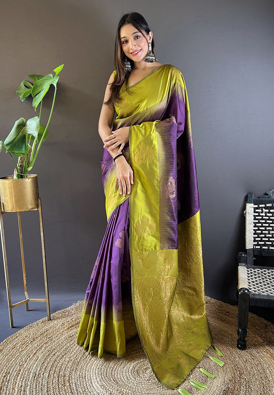 SAANJH SILK SAREE