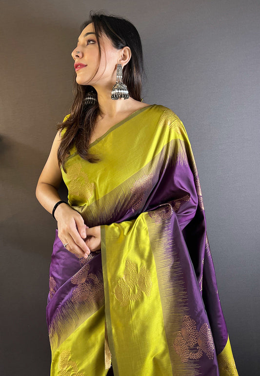 SAANJH SILK SAREE