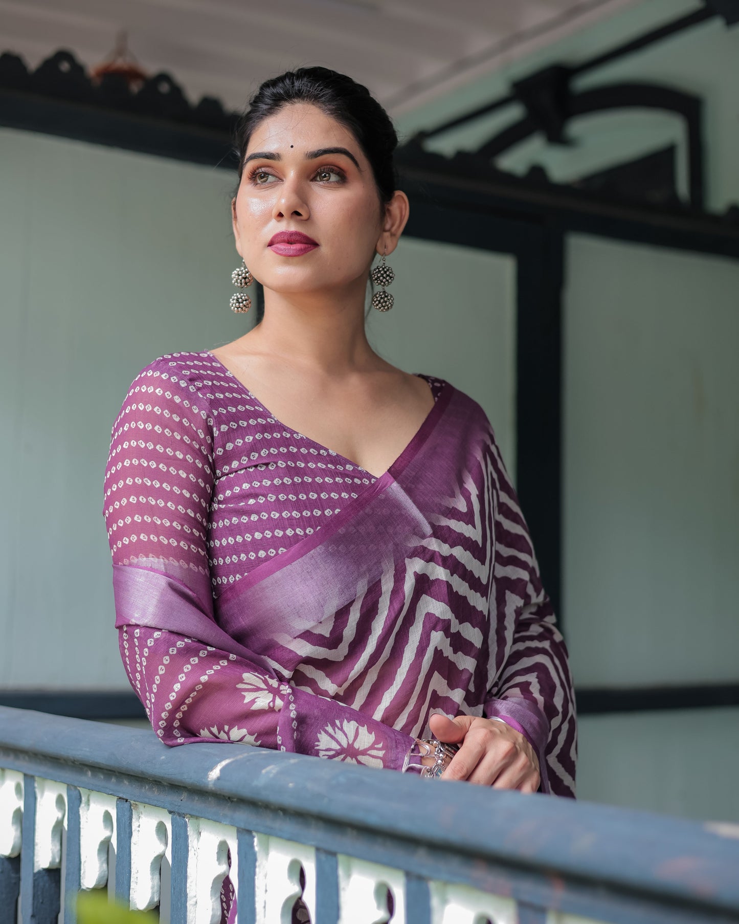 KASHVI PURE LINEN SAREE