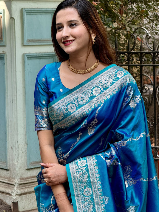 Diya's silk saree