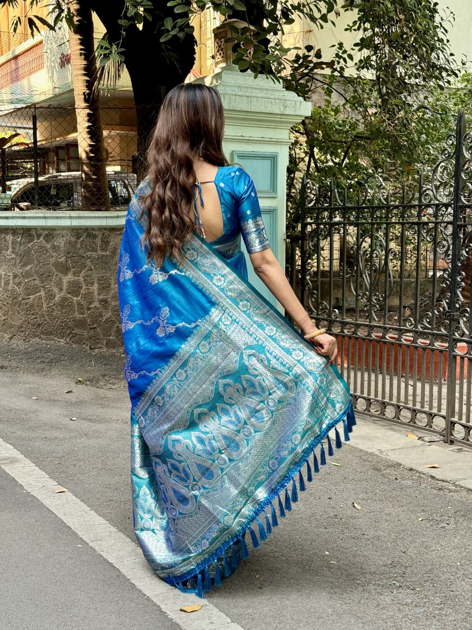 Diya's silk saree