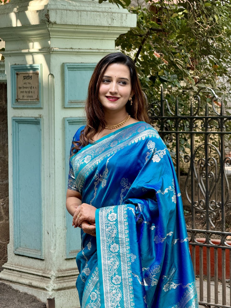 Diya's silk saree