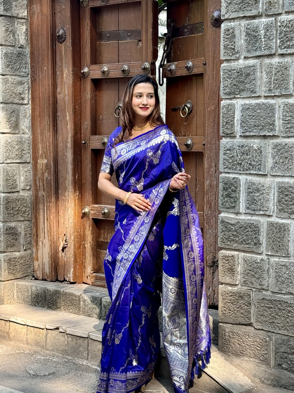 Diya's silk saree