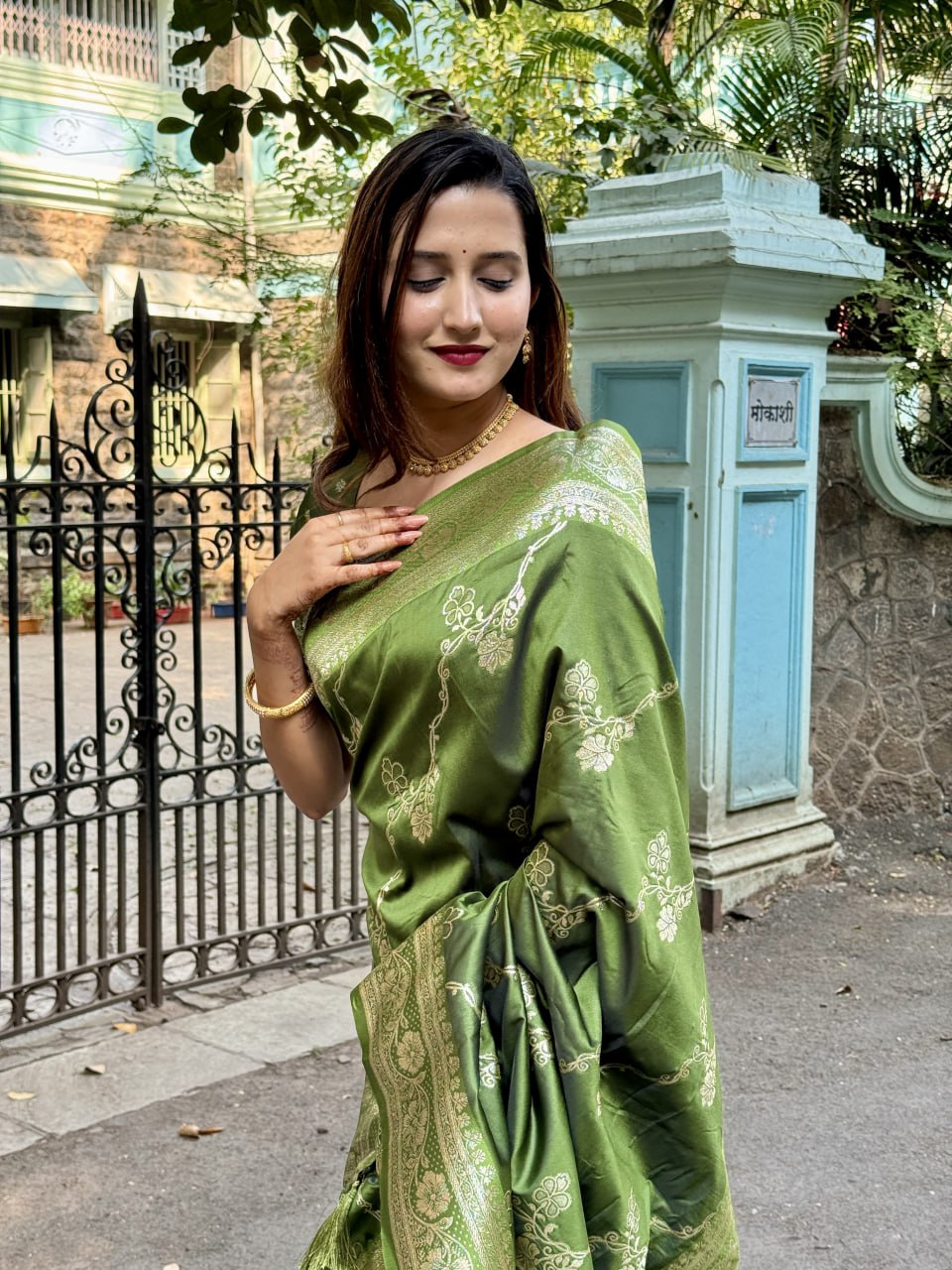Diya's silk saree