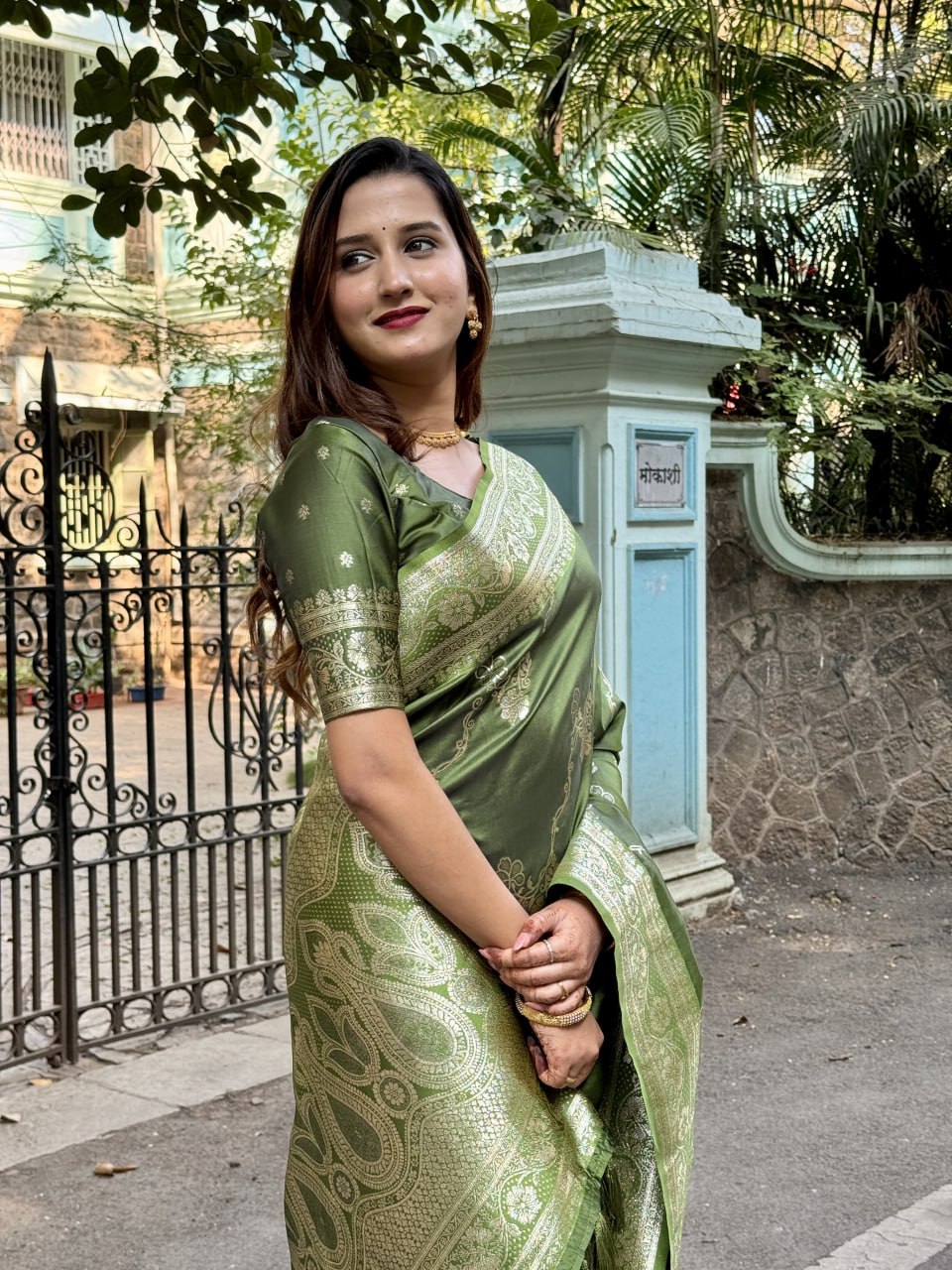Diya's silk saree