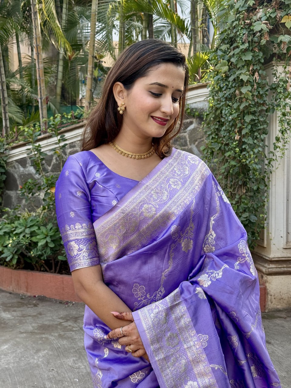 Diya's silk saree